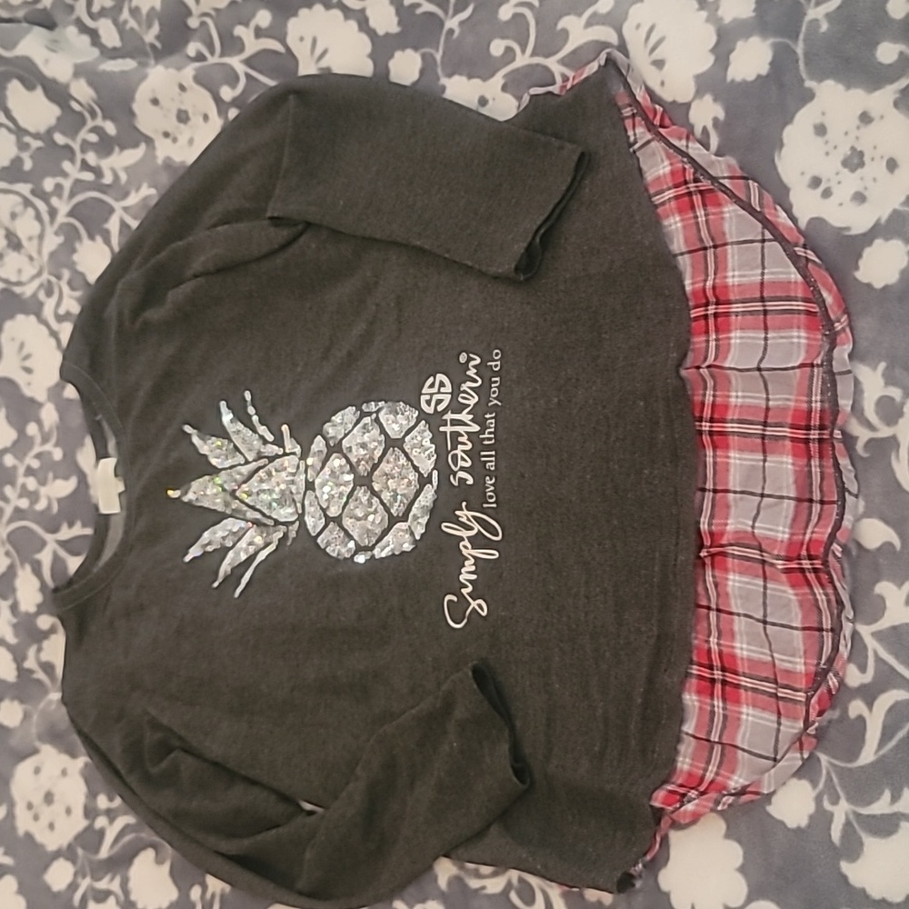 Simply Southern 3/4 length sleeve shirt